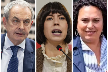 José Luis Rodríguez Zapatero, Diana Morant y Gertrudis Álvarez