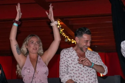 Rocío y Antonio David Flores en el concierto de Niña Pastori.
