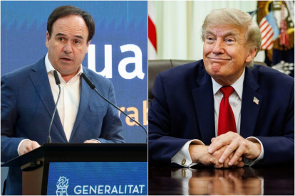 Pérez Llorca y Donald Trump