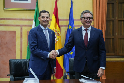 Juanma Moreno y MAnuel Gavira.