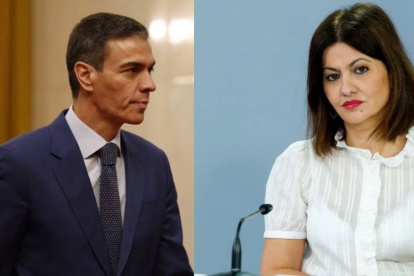 Pedro Sánchez y Sira Rego