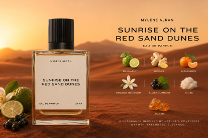 El perfume Sunrise on the red sand dunes de Zara recuerda a un perfume de 300€