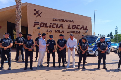 Presnetación de los agentes policiales que conforman la UROS.