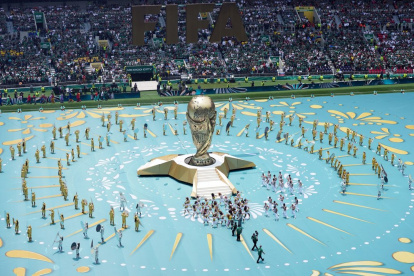 Vista general durante la ceremonia de inauguración de la Copa Mundial de la FIFA 2026.