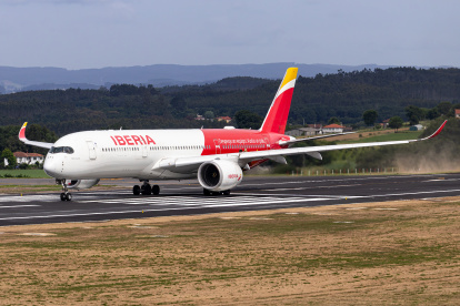 El Airbus A350 'Paco de Lucía' en Nashville, en el arranque del Mundial