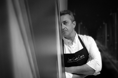 El chef José Carlos García en su restaurante
