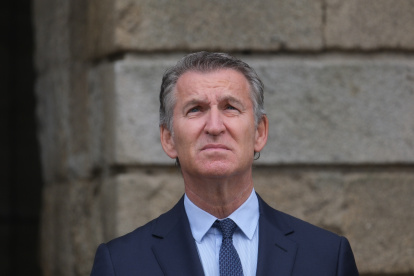 El presidente del Partido Popular, Alberto Núñez Feijóo