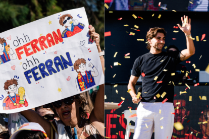 Ferran Torres es recibido en Foios