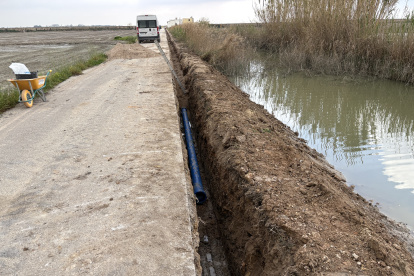 Imagen de una tubería en Cullera