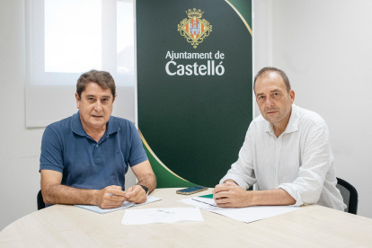 El concejal de Medio Ambiente, Gonzalo Romero y el director general de Medio Natural y Animal de la Conselleria de Medioambiente, Luis Gomis