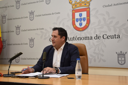 El portavoz del Gobierno de Ceuta Alejandro Ramírez.
