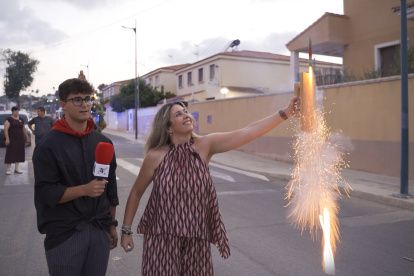 Maria Carmen Montes en las fiestas de Catadau.