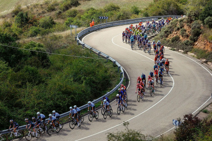 Imagen de una de las etapas de La Vuelta Ciclista 2025.