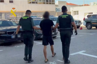 Detención en Torrevieja de uno de los cuatro presuntos delincuentes.