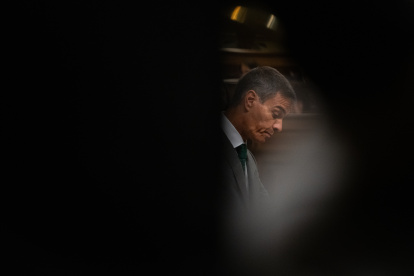 El presidente del Gobierno, Pedro Sánchez, en el Congreso de los Diputados