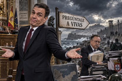 El Gobierno declaró la crisis de Ceuta de interés para la Seguridad Nacional, pero Sánchez remite ahora a Vivas cuando le preguntan por sus consecuencias.