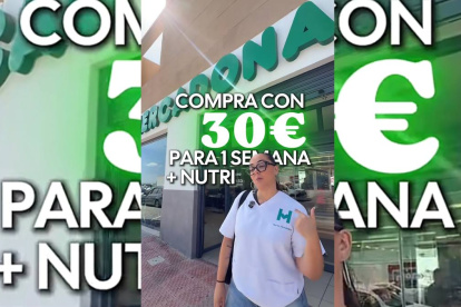 Marta Hernández propone una compra para dos personas durante una semana con un presupuesto de 30 euros y explica qué alimentos escoge para completar la cesta.