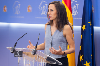 La secretaria general de Podemos, Ione Belarra
