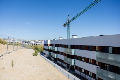 Un bloque de viviendas en construcción, a 13 de octubre de 2026, en Madrid (España).
Ricardo Rubio / Europa Press
13/10/2026