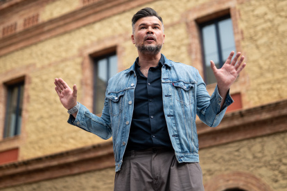 El portavoz de ERC, Gabriel Rufián