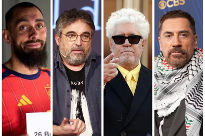Borja Iglesias, Jordi Évole, Pedro Almodóvar, Javier Bardem