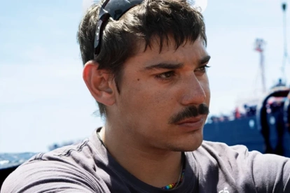 César Vicente en la película