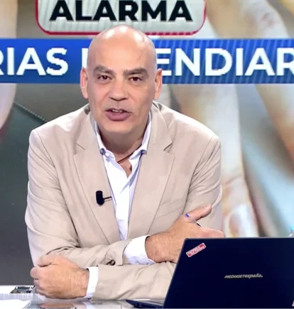 Nacho Abad en su programa de Cuatro, 