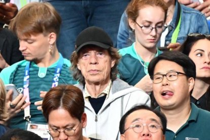 Mick Jagger, espectador de los Juegos