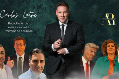 Algunas de las mejores imitaciones de Carlos Latre en 'El programa de Ana Rosa'.
