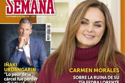 Carmen Morales en la portada de 'Semana'.