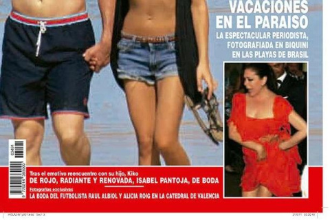 Isabel Pantoja llevó la boda de Luis Rollán a portada.