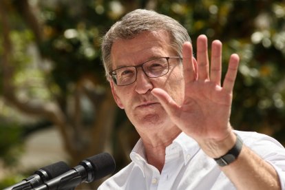 El presidente del PP, Alberto Núñez Feijóo.