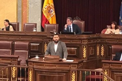 Marc Lamuà durante su intervención en el Congreso.