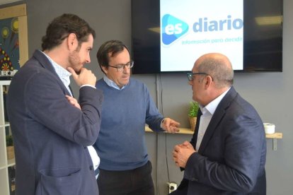 Borja Fadón, Fernando Letamendía y Álvaro Errazu