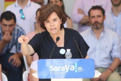 Los adversarios de Soraya hablan de 