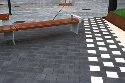 Plaza Jaizkibel, en Lasarte-Oria, a ocho kilómetros de San Sebastián.