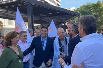 Manifestación de los médicos de la Comunidad Valenciana en Alicante