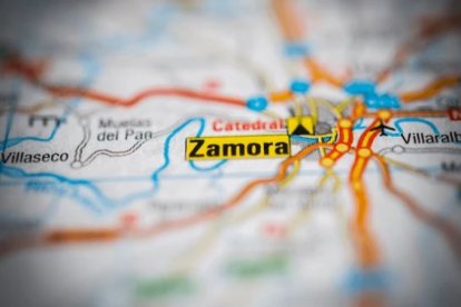 Mapa de Zamora