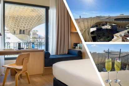 Vistas desde la azotea y las habitaciones del Hotel OD