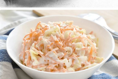 Coleslaw o ensalada de col americana