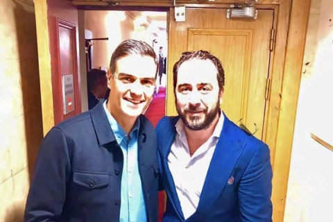 Pedro Sánchez y Víctor de Aldama