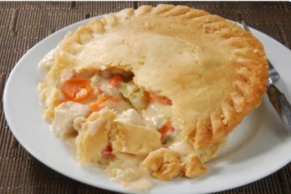 Pastel de pollo y verduras