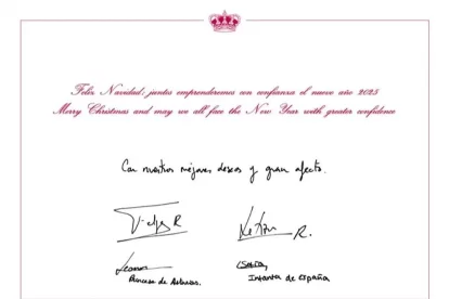 La firma de Sofía, a examen.