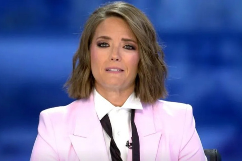 La presentadora de