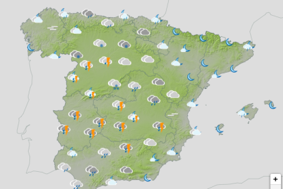 Tiempo del domingo 16 de Marzo de 2025 en España