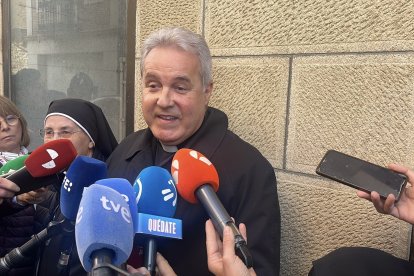 Mario Iceta llegando a los juzgados.