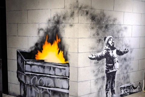 Obra de Banksy