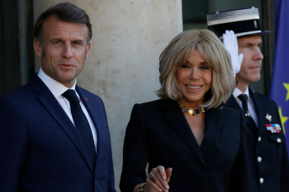 El matrimonio Macron.