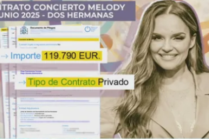 Melody ha pasado de cobrar 13.000 euros a pedir 120.000 incluso en su propia localidad natal, Dos Hermanas.