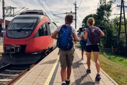 Viajar en tren en verano